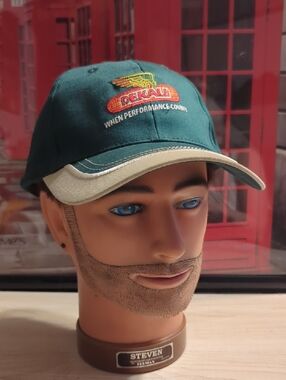 vintage Dekalb "When Performance Counts" agriculture strapback hat
